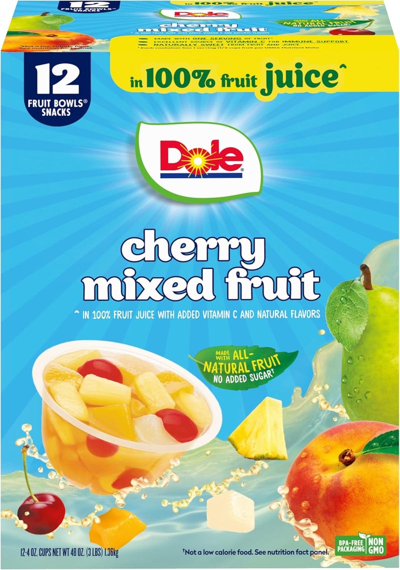 Dole Cherry Mixed Fruit in 100% Juice - Image 1